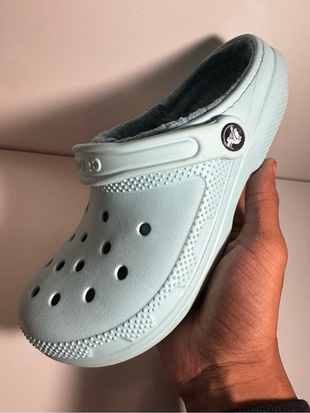 CROCS Classic Lined Clog “Light Blue” Women’s Size 7